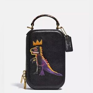 Coach X Jean Michel Basquiat Alie Camera Bag With Snakeskin Detail
